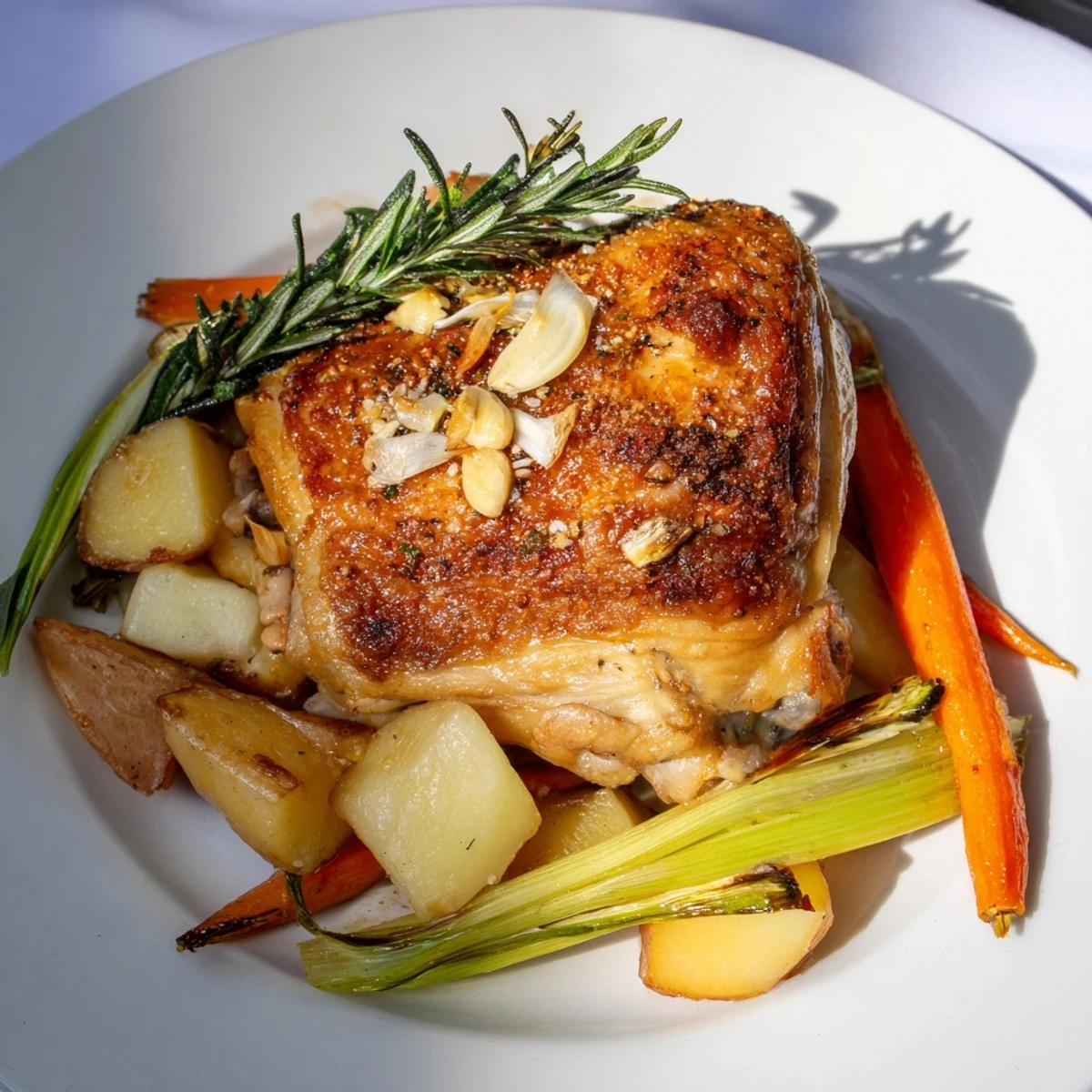 Roast Chicken Rosemary Garlic