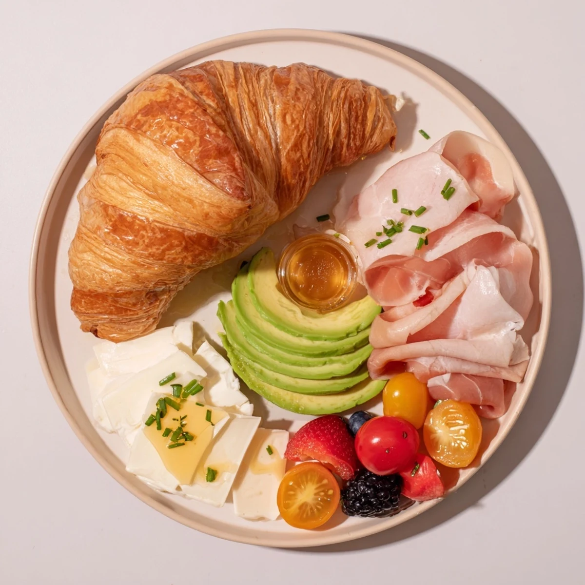 Cozy Fireplace Croissant Board