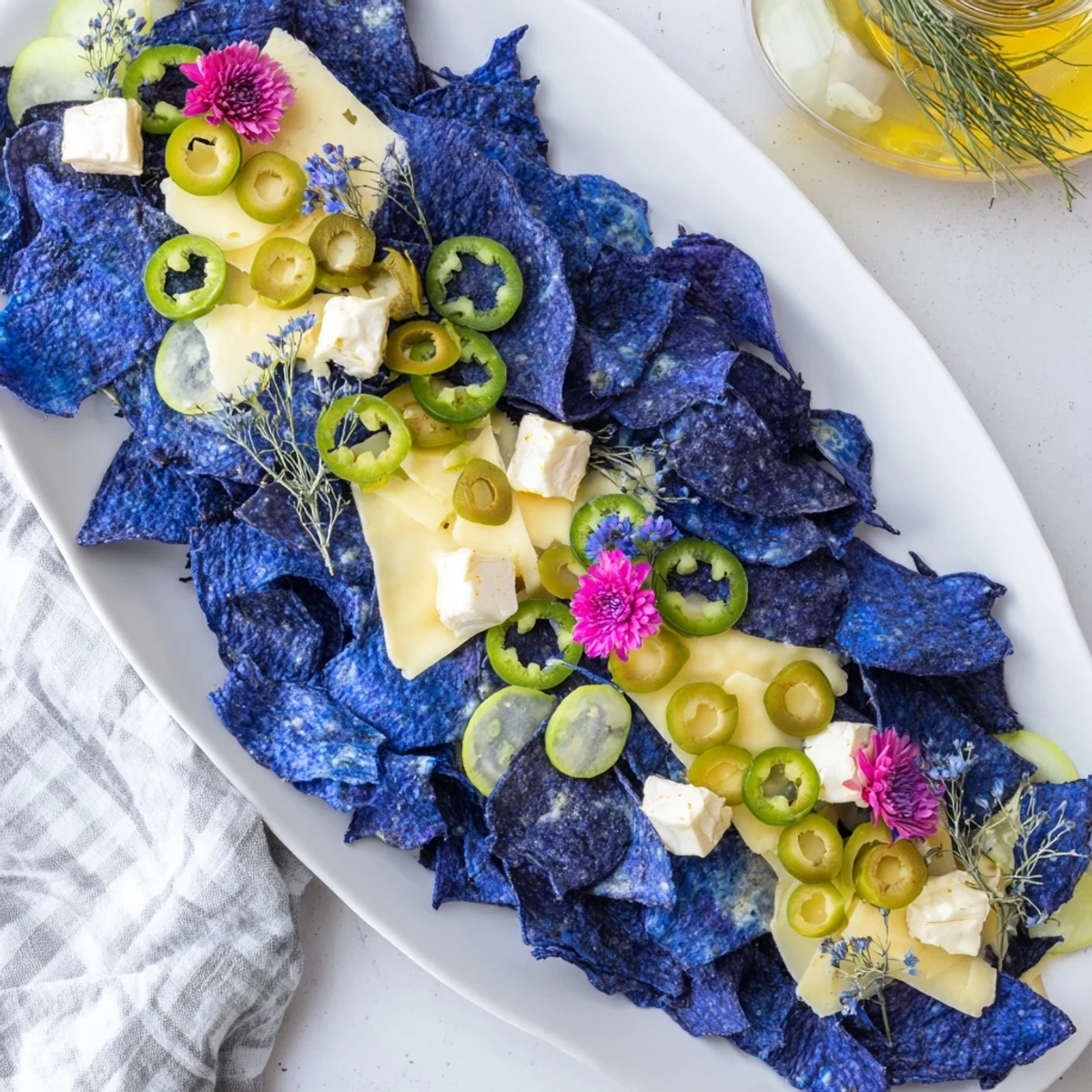 A delicious Deep Sea Ocean Wave recipe, showcasing creamy goat cheese and colorful fruits, perfect for parties.