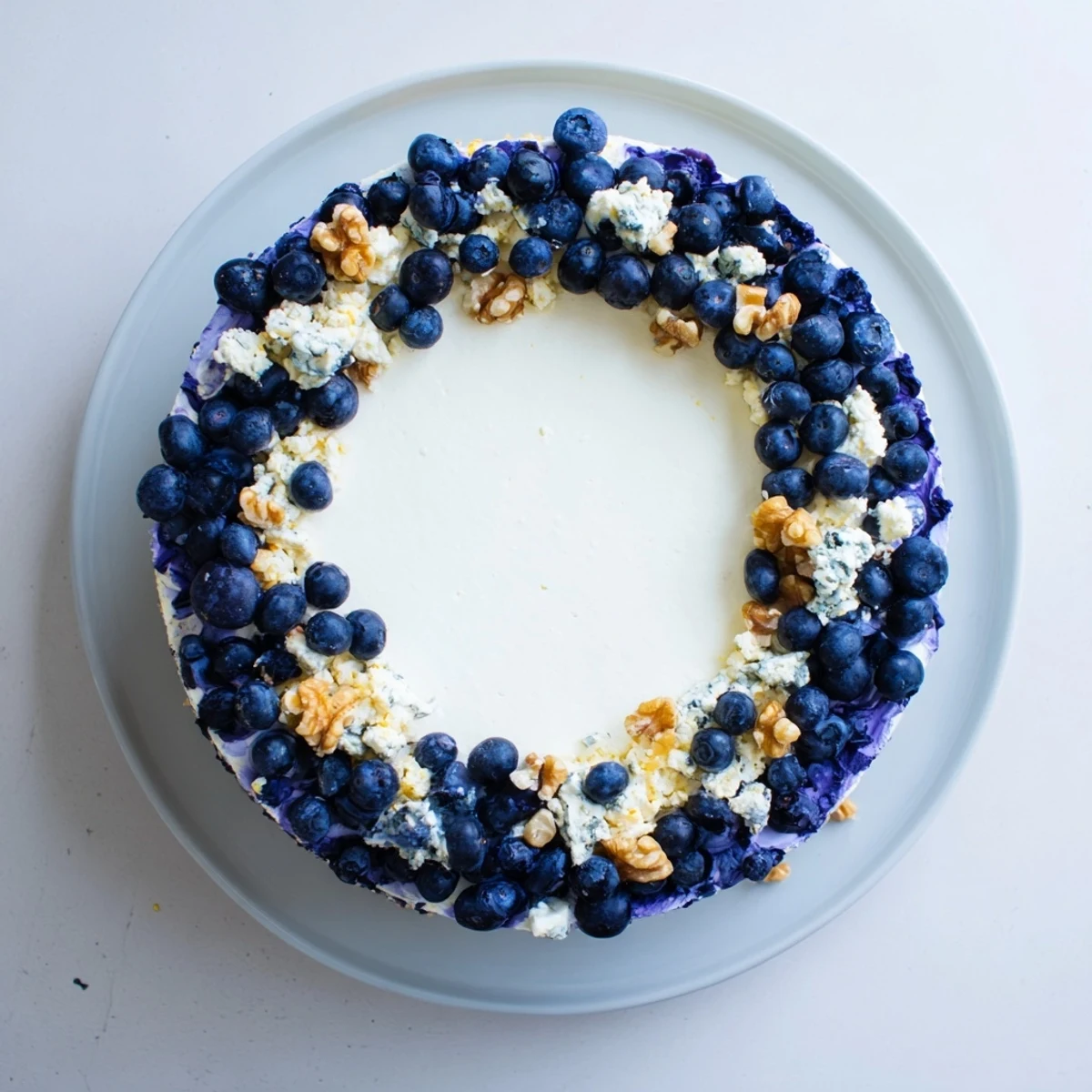 A bright, colorful photo of the Olympic Rings interlocking appetizer, ready to enjoy.