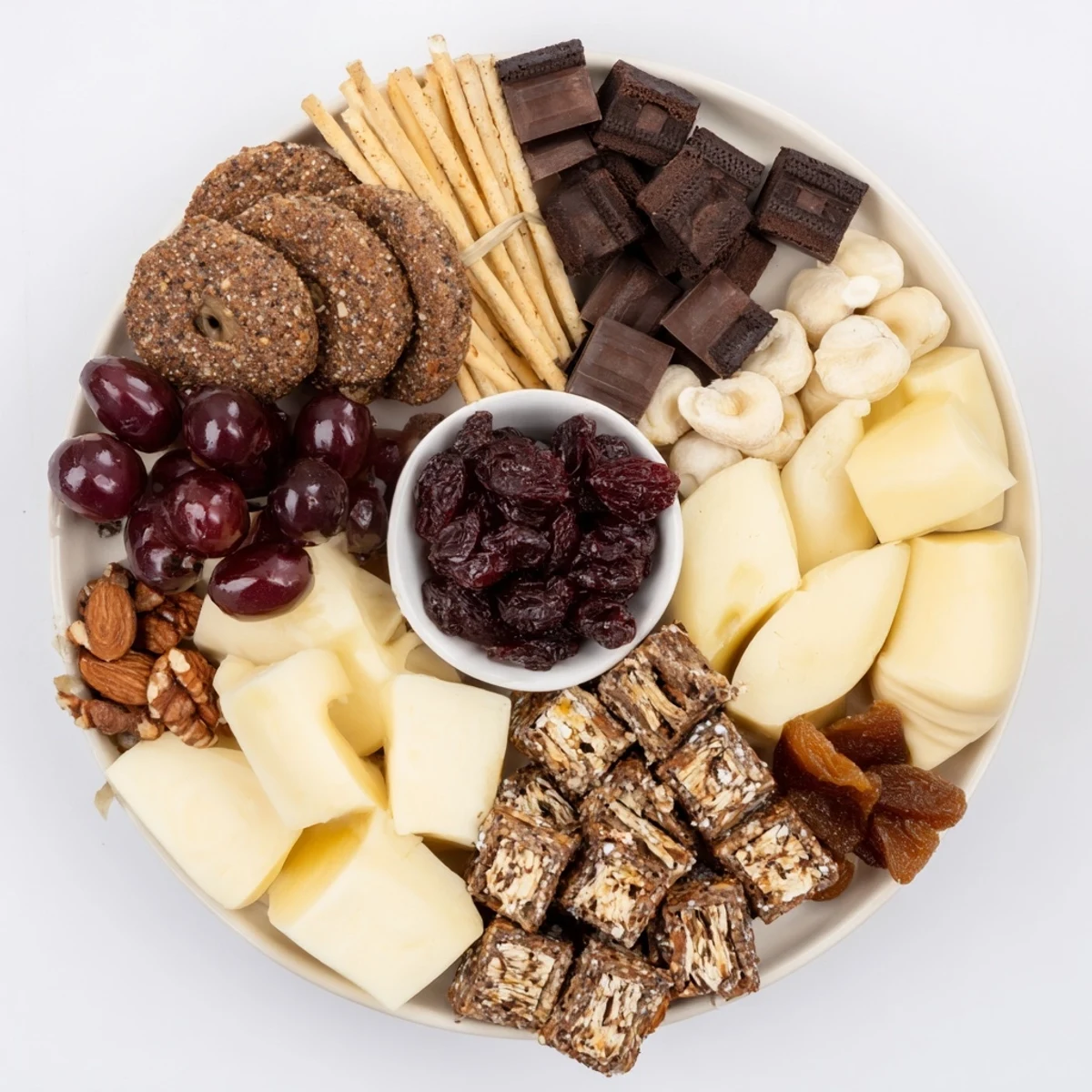 The appealing Yin and Yang Balance Board offers a visually striking and delicious appetizer for sharing.