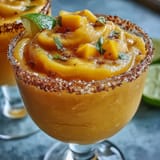 Frozen Mango Margarita Mocktail