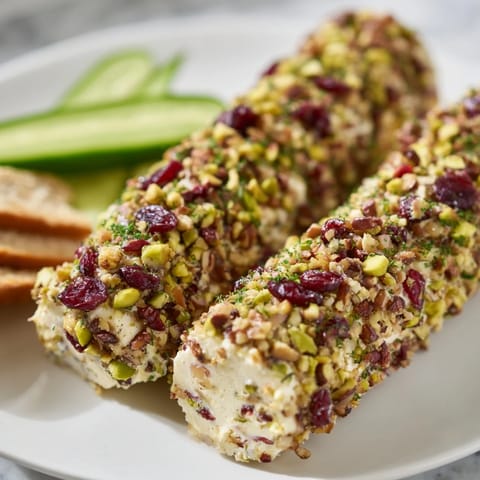 Cranberry Goat Cheese Logs