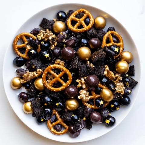 Gold and Black Midnight Snack
