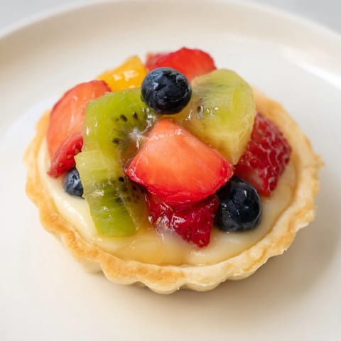 Mini Fruit Tartlets Circle