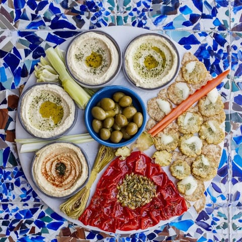 Moroccan Tile Mosaic Platter