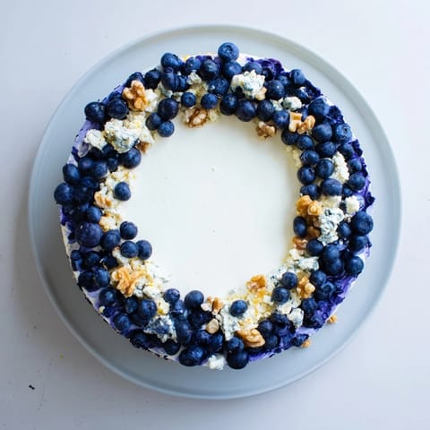 A bright, colorful photo of the Olympic Rings interlocking appetizer, ready to enjoy.
