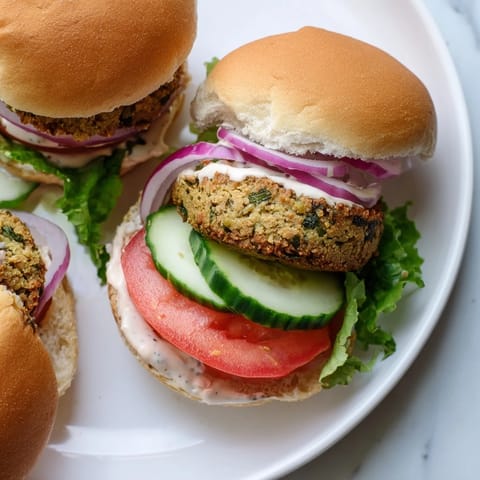 Baked Falafel Sliders