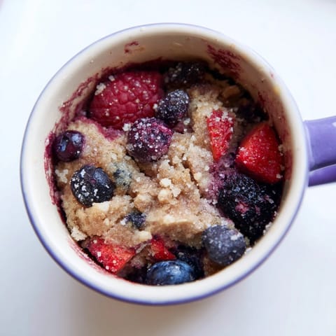 Mixed Berry Cobbler Cake