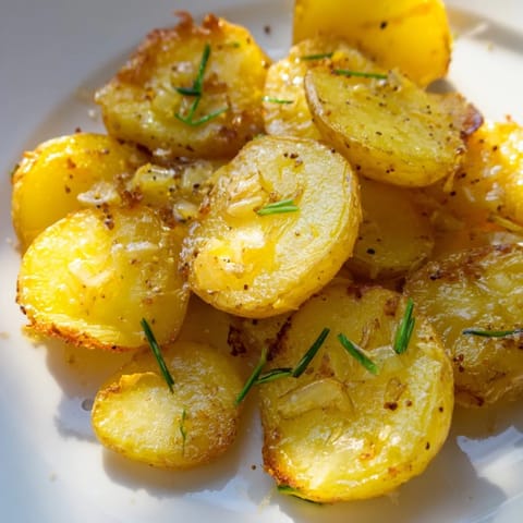Smashed Green Onion Potatoes