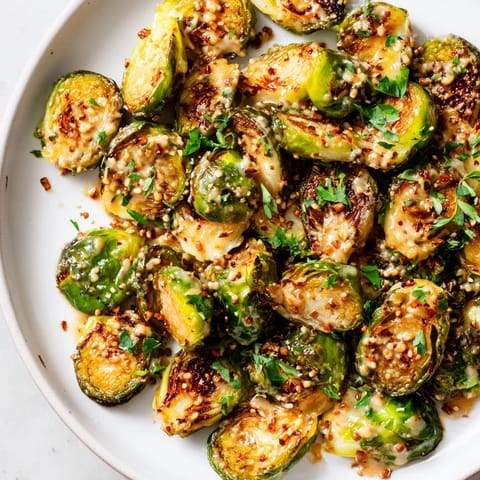 Honey Mustard Brussels Sprouts