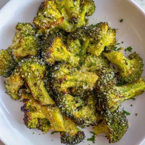 Garlic Parmesan Roasted Broccoli
