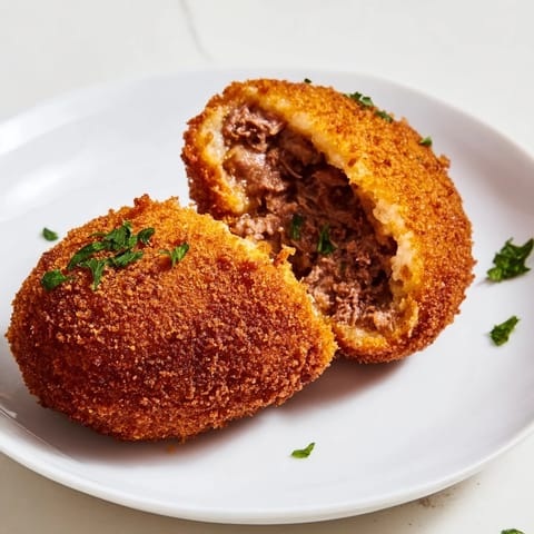 Dutch beef croquettes snack