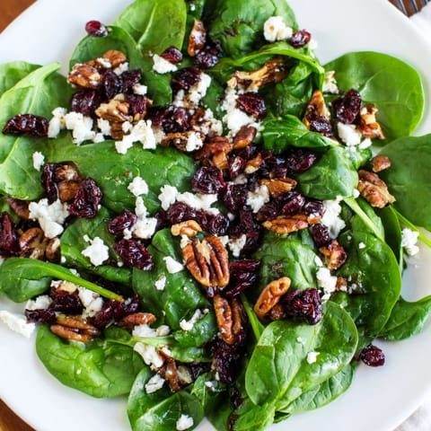 Spinach Goat Cheese Salad