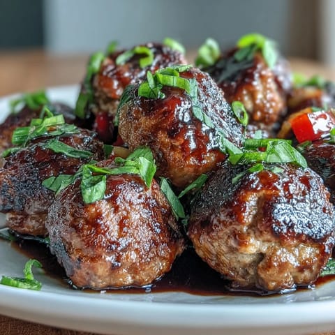 Light Teriyaki Turkey Meatballs