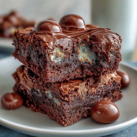 Cadbury Egg Chocolate Brownies
