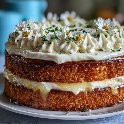 Mother's Day Lemon Curd Cake