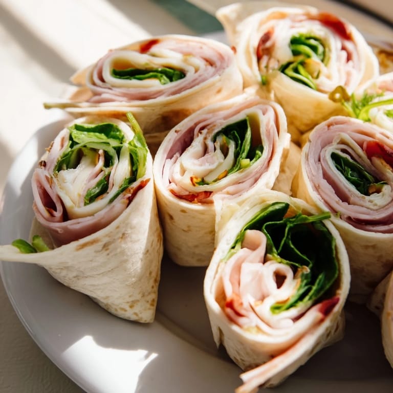 These colorful Turkey and Provolone Pinwheels offer a delightful mix of flavors and textures in every bite!