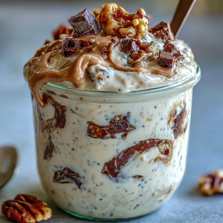 High-protein breakfast jars filled with oats, Greek yogurt, and cookie dough-inspired mix-ins, perfect for meal prep and post-workout fuel.