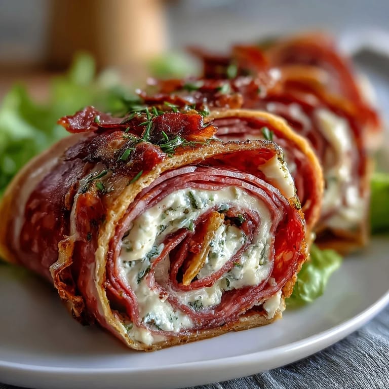 Mouthwatering Italian Sub Pinwheel Wraps: classic sub ingredients layered in soft tortillas, perfect for easy party snacking.