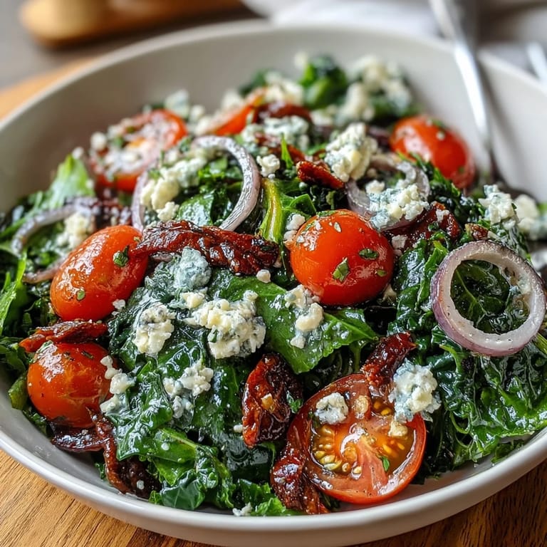 Bright and peppery dandelion greens tossed with lemon vinaigrette, cherry tomatoes, and toasted pine nuts.  
