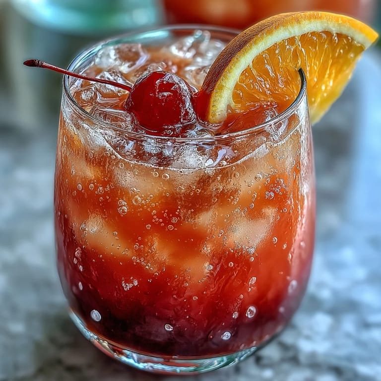 Ombre Sunrise Mocktail with Grenadine, a colorful citrus beverage with a sunrise effect, perfect for refreshing summer parties.