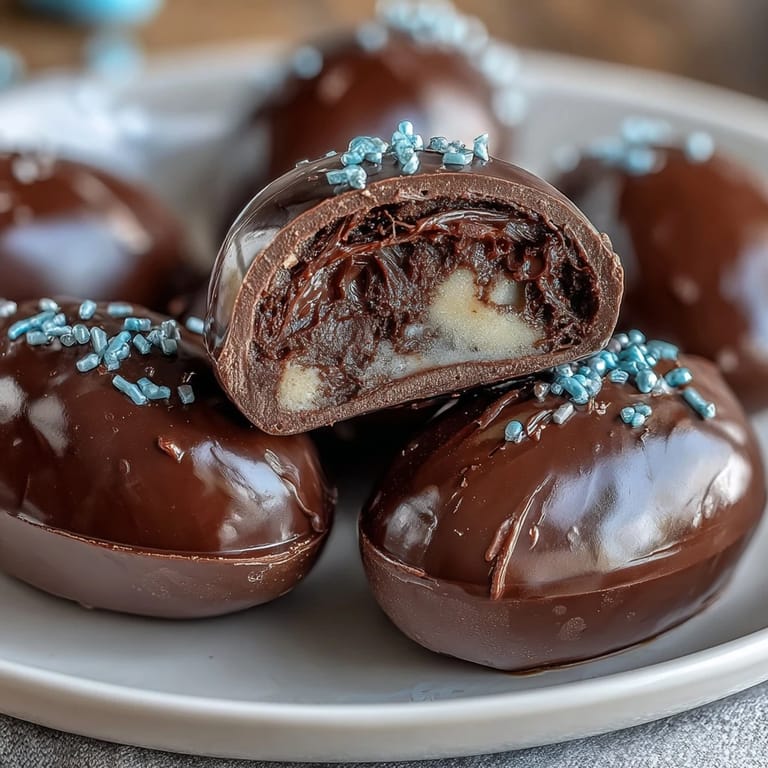 Decadent peanut butter and chocolate Easter eggs, a festive homemade version of the classic candy favorite.